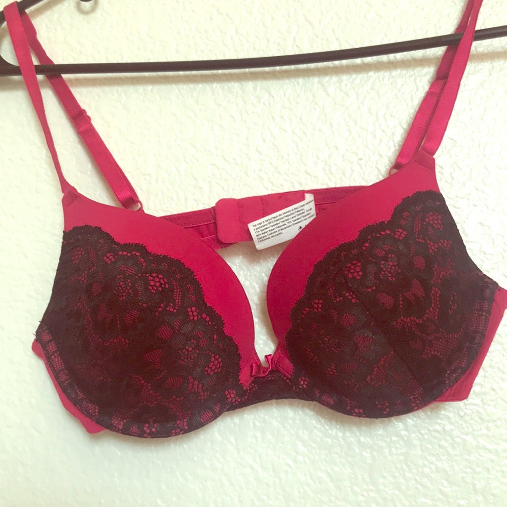 Lace push up bra